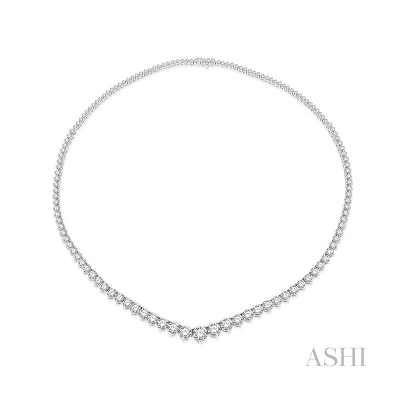 ASHI Riviera Diamond Necklace 992JMPPFGNKWG-15