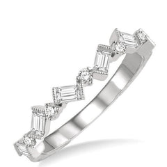 Parkplace Jewelers Scatter Zig-Zag Baguette Diamond Fashion Band 30533PPFGWG