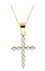 Parkplace Jewelers Cross Petite Diamond Pendant 95238PPFXPD