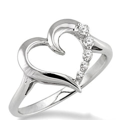 Parkplace Jewelers Heart Shape Journey Diamond Fashion Ring 10719PPFXWG