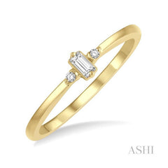 ASHI Stackable Petite Baguette Diamond Fashion Ring 389F9PPTGYG