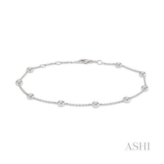 ASHI Diamond Station Chain Bracelet 700CVPPFGWG