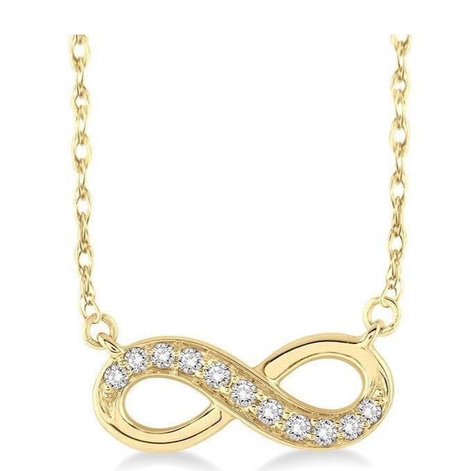 Parkplace Jewelers Infinity Petite Diamond Fashion Pendant 64968PPFXPDYG