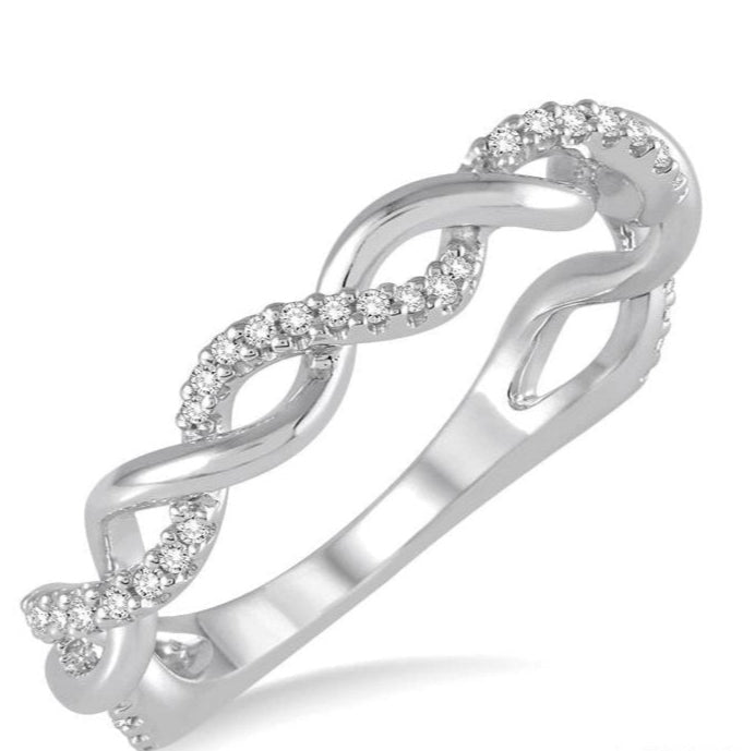 Parkplace Jewelers Twisted Diamond Fashion Ring 350A8PPTSWG