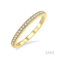 ASHI Diamond Wedding Band 33338PPFGYG