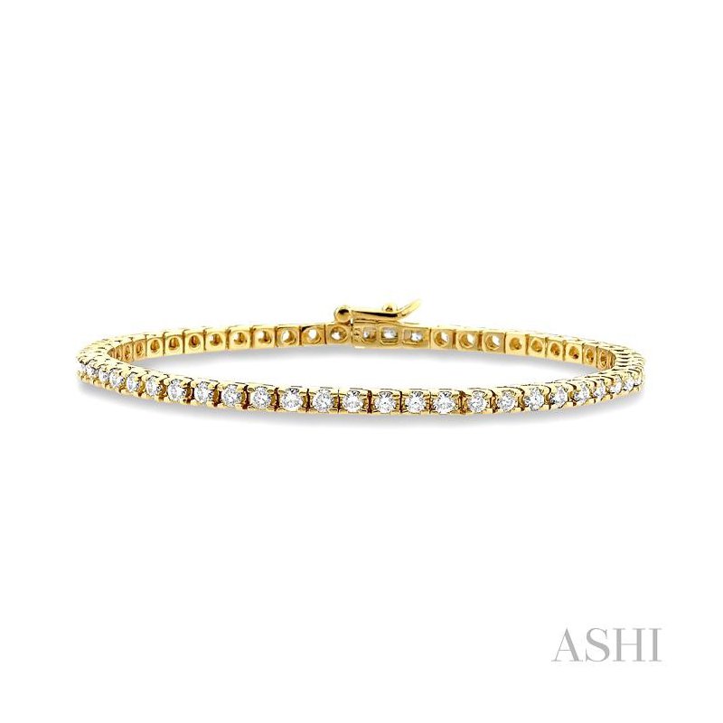 ASHI Diamond Tennis Bracelet 70163PPFGYG