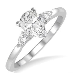 Parkplace Jewelers Pear Shape Diamond Engagement Ring 255L2PPFHWG-LE-PR