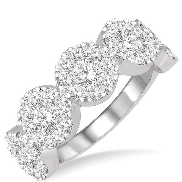 Parkplace Jewelers Round Shape 5 Stone Lovebright Essential Diamond Wedding Band 158D0PPFGWG-2.00