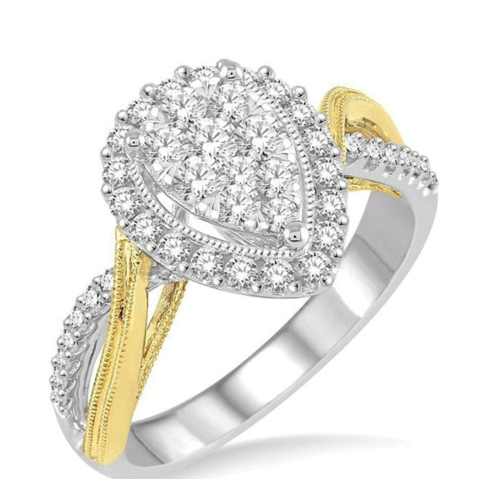 Parkplace Jewelers Pear Shape Halo Lovebright Diamond Ring 145B2PPFVWY