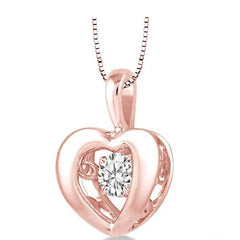 Parkplace Jewelers Heart Shape Emotion Diamond Pendant 69229PPTXPDPG