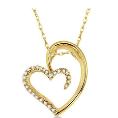 Parkplace Jewelers Heart Shape Diamond Fashion Pendant 93688PPTXPDYG