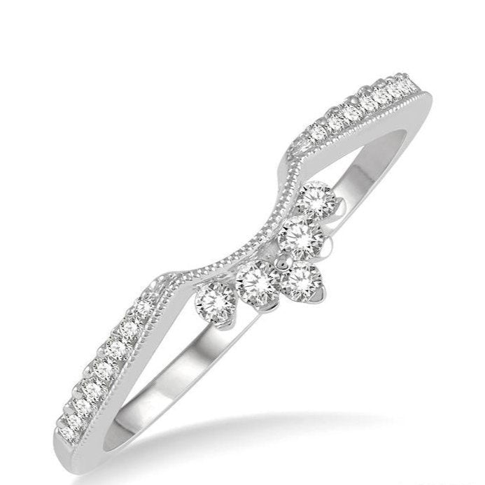 Parkplace Jewelers Chevron Diamond Wedding Band 30217PPFHWG