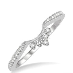 Parkplace Jewelers Chevron Diamond Wedding Band 30217PPFHWG