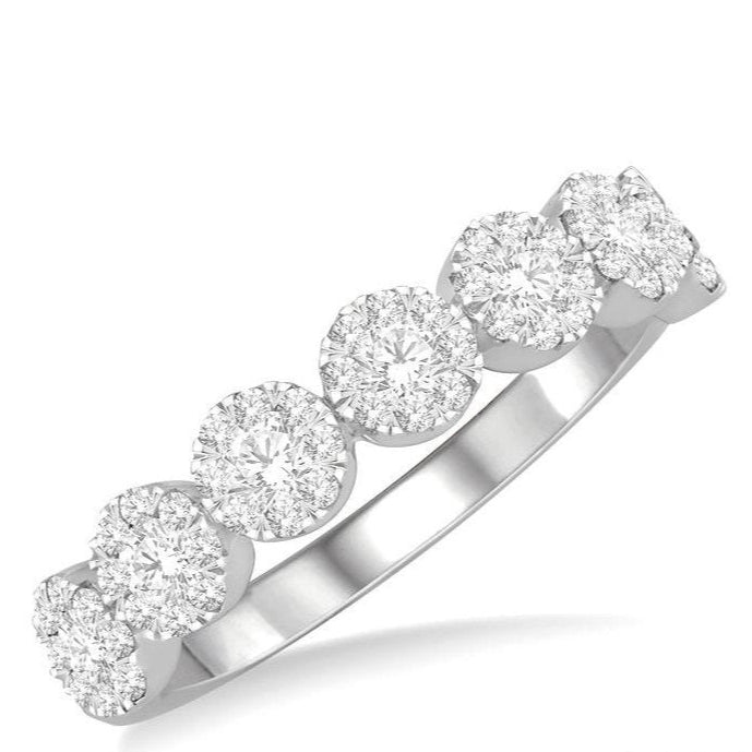 Parkplace Jewelers Round Shape 7 Stone Lovebright Essential Diamond Wedding Band 152D3PPFGWG