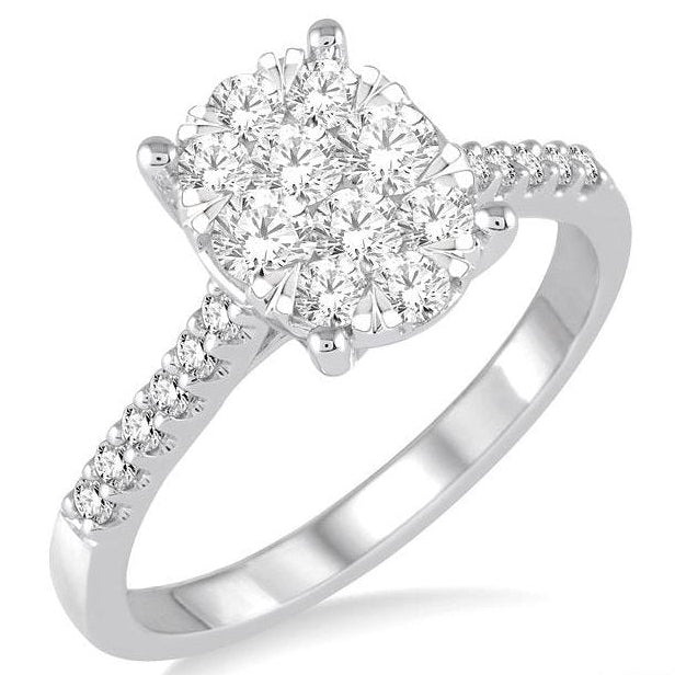 Parkplace Jewelers Oval Shape Lovebright Diamond Engagement Ring 149C2PPFVWG