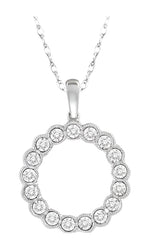 Parkplace Jewelers Circle Diamond Fashion Pendant 94998PPTSPDWG