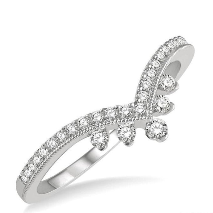 Parkplace Jewelers Chevron Diamond Wedding Band 30196PPFHWG