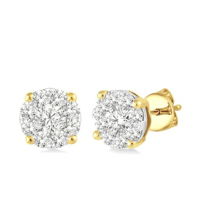 Parkplace Jewelers Round Shape Lovebright Essential Diamond Stud Earrings 91753PPFVERYW
