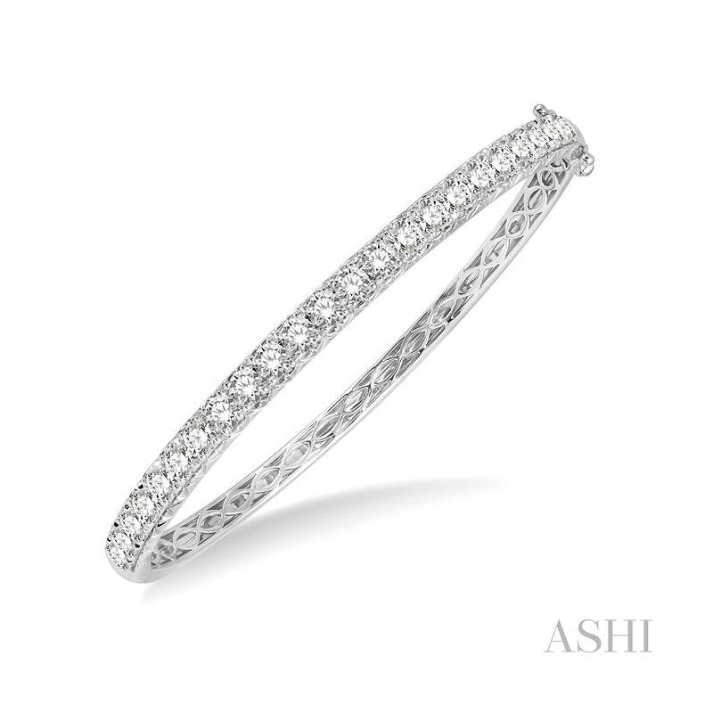 ASHI Stackable Diamond Bangle 79864PPFGWG