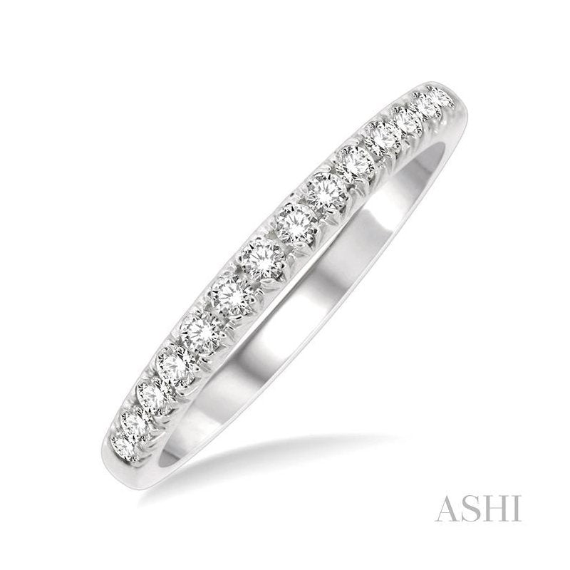 ASHI Diamond Wedding Band 33326PPFGWG