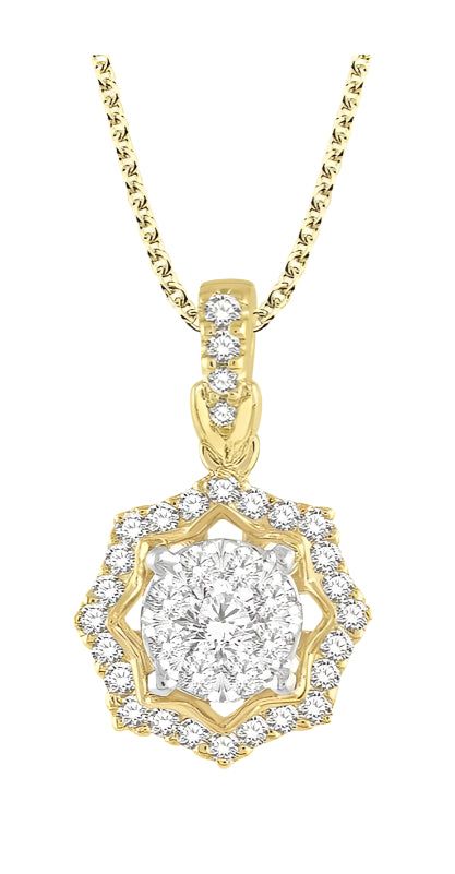 Parkplace Jewelers Round Shape Halo Lovebright Diamond Fashion Pendant 926A5PPFHPDYW