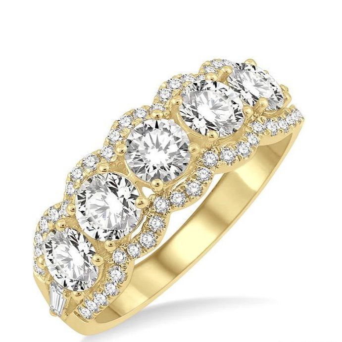 Parkplace Jewelers Round Shape 5 Stone Diamond Fashion Ring 373B0PPFGYG-2.00