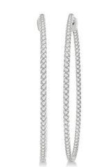 Parkplace Jewelers Inside-Out Diamond Hoop Earrings 629C0PPFGERWG-2.00