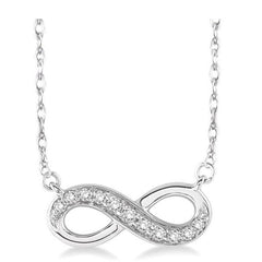 Parkplace Jewelers Infinity Petite Diamond Fashion Pendant 64968PPTXPDWG