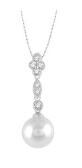Parkplace Jewelers Pearl & Diamond Fashion Pendant 56048PPFGPDWPWG