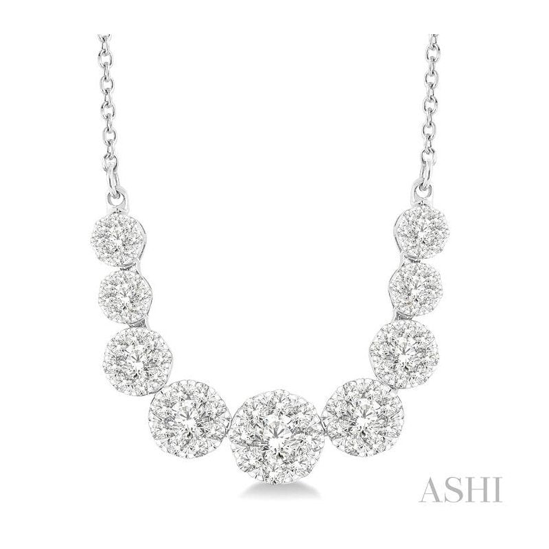 ASHI Lovebright Essential Diamond Smile Necklace 99361PPFVNKWG