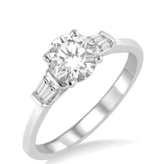 Parkplace Jewelers Round Shape Semi-Mount Diamond Engagement Ring 254L7PPFVWG-SM-RD