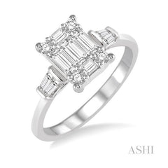 ASHI Fusion Diamond Engagement Ring 119C3PPFVWG