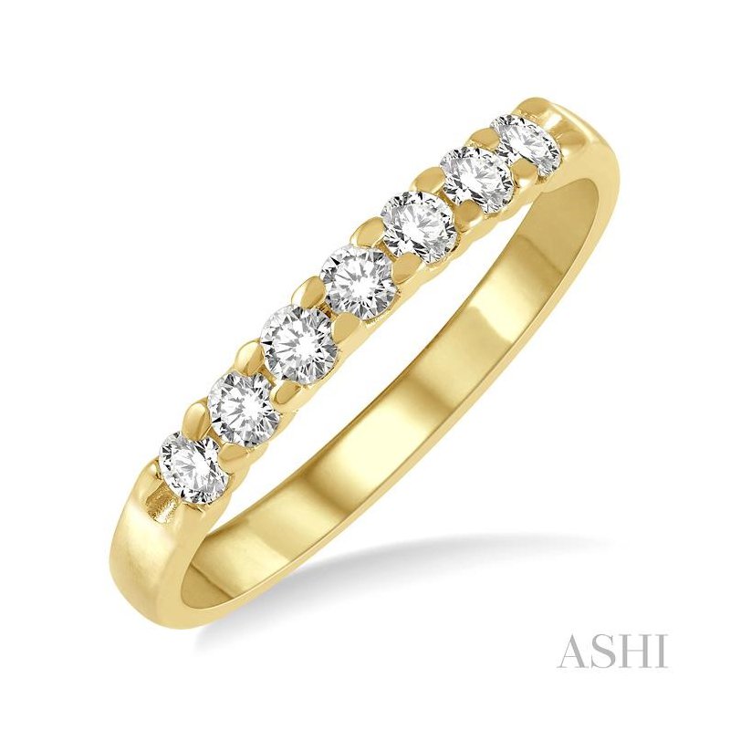 ASHI 7 Stone Diamond Wedding Band 33295PPFGYG