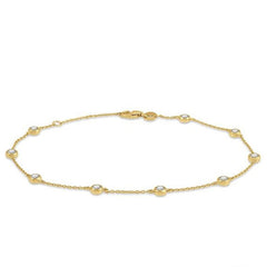 Parkplace Jewelers Diamond Station Chain Bracelet 700CHPPFGYG