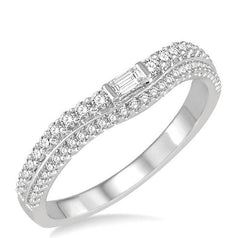 Parkplace Jewelers Curved Diamond Wedding Band 30185PPFHWG