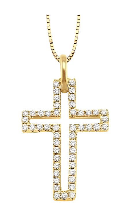 Parkplace Jewelers Cross Diamond Pendant 95526PPTXPDYG