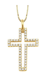 Parkplace Jewelers Cross Diamond Pendant 95526PPTXPDYG