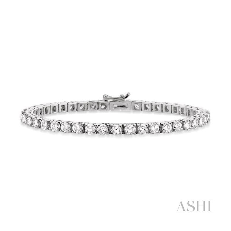 ASHI Diamond Tennis Bracelet 70168PPFGWG