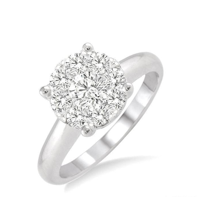Parkplace Jewelers Round Shape Lovebright Essential Diamond Ring 36903PPFVWG