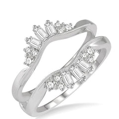 Parkplace Jewelers Baguette Diamond Insert Ring 29823PPFVWG