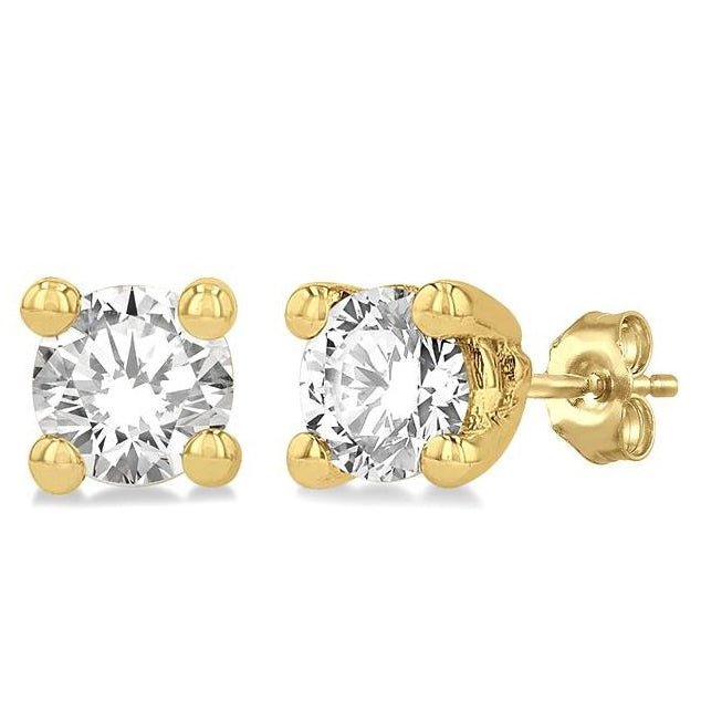 Parkplace Jewelers Round Shape Diamond Stud Earrings 66308PPFGERYG