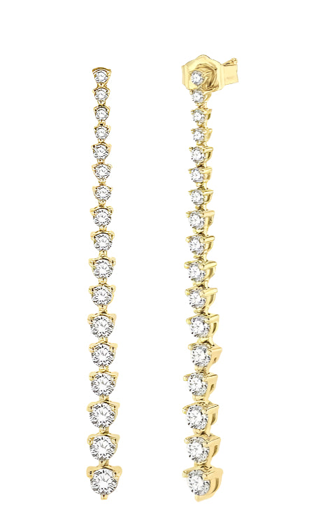 Parkplace Jewelers Riviera Diamond Long Earrings 992J0PPFGERYG-1.50