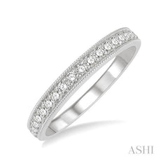 ASHI Diamond Wedding Band 33335PPFGWG