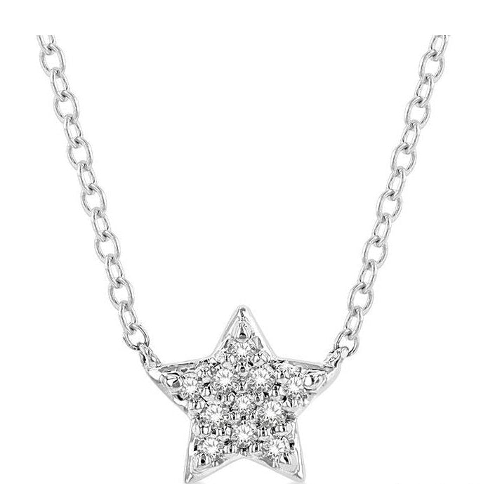 Parkplace Jewelers Star Petite Diamond Fashion Pendant 643A9PPFSPDWG