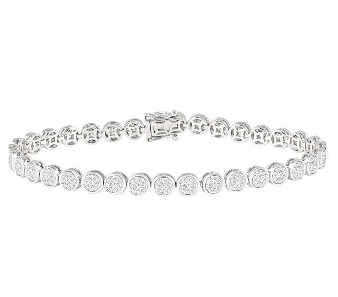 Parkplace Jewelers Round Shape Lovebright Essential Diamond Bracelet 70333PPFGWG