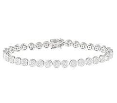 Parkplace Jewelers Round Shape Lovebright Essential Diamond Bracelet 70333PPFGWG