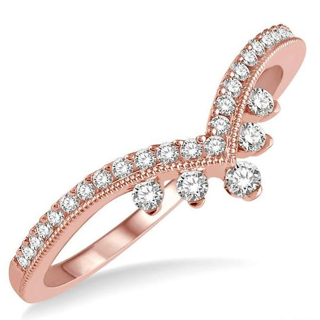 Parkplace Jewelers Chevron Diamond Wedding Band 30196PPFHPG