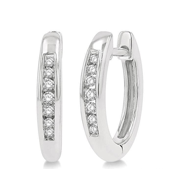 Parkplace Jewelers Petite Diamond Huggie Fashion Earrings 662V8PPTSERWG
