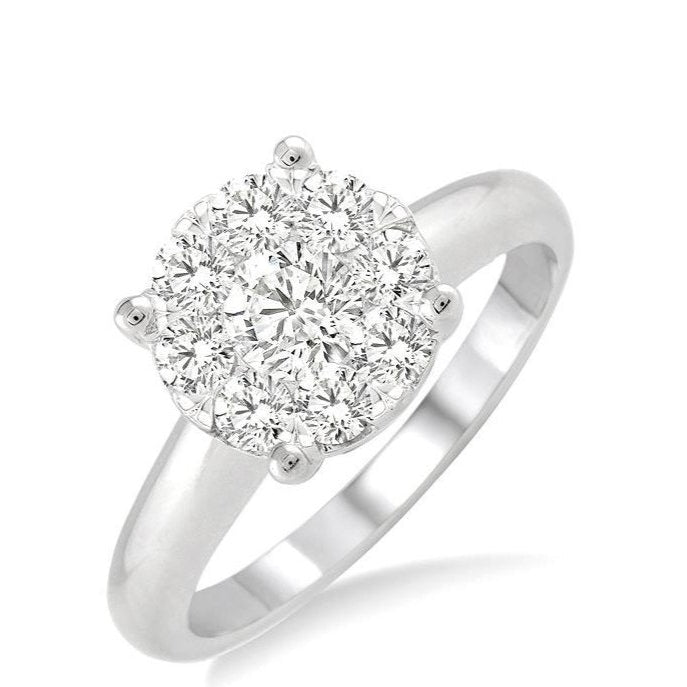 Parkplace Jewelers Round Shape Lovebright Essential Diamond Ring 36902PPFGWG