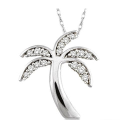 Parkplace Jewelers Palm Tree Diamond Fashion Pendant 63796PPFXPDWG